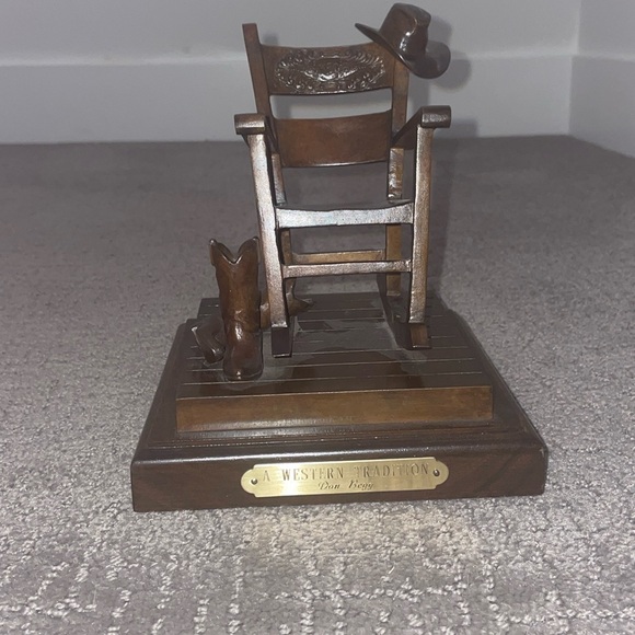 By Don Begg . For the Bronze Collector . “A Western Tradition “. - Picture 3 of 5